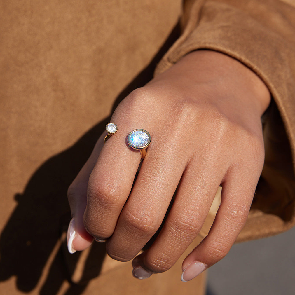 Zircon Open Ring