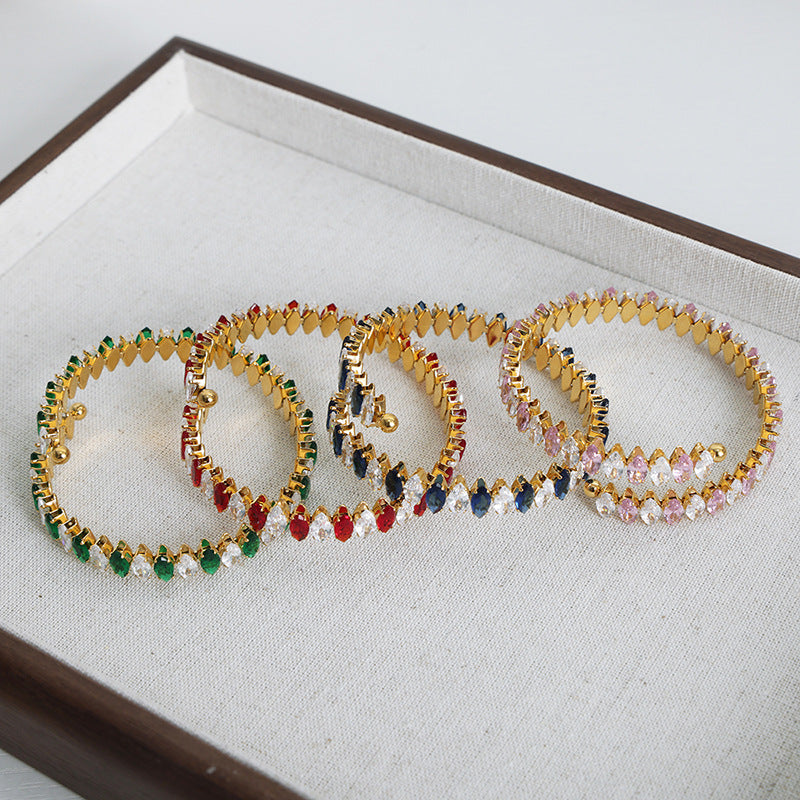 Minimalist Colorful Bangle