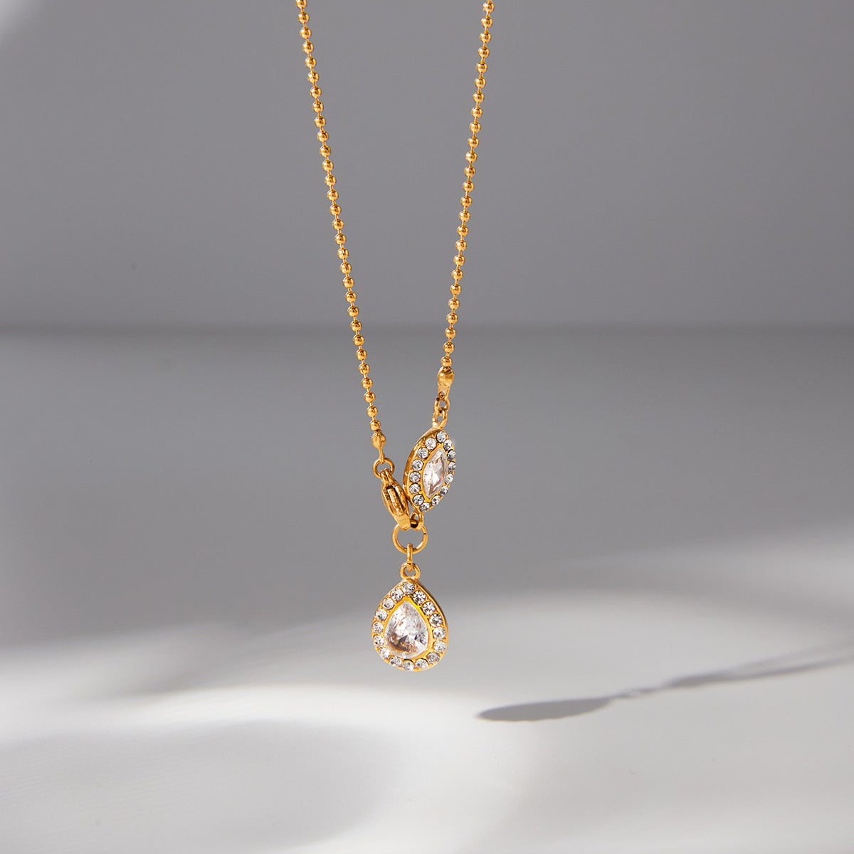 Waterproof Solitaire Necklace