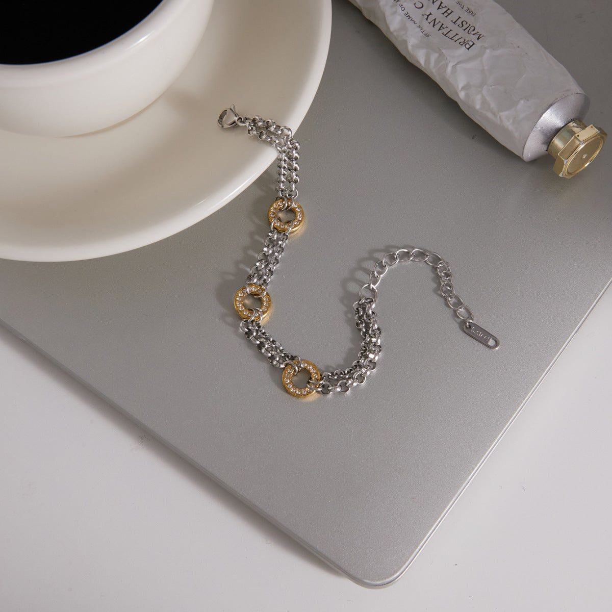 Waterproof Two-Tone Bracelet