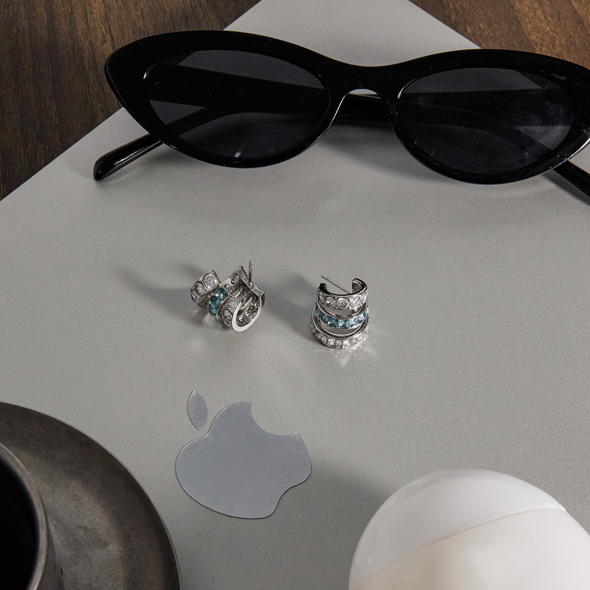 Minimalist Hollow C-Earrings