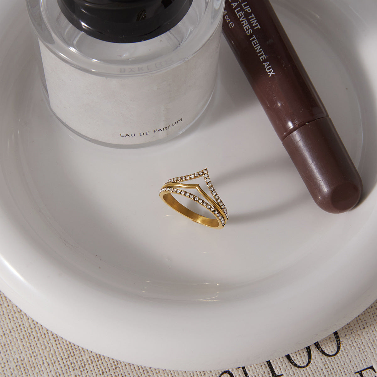 Minimalist Wide Layered Ring