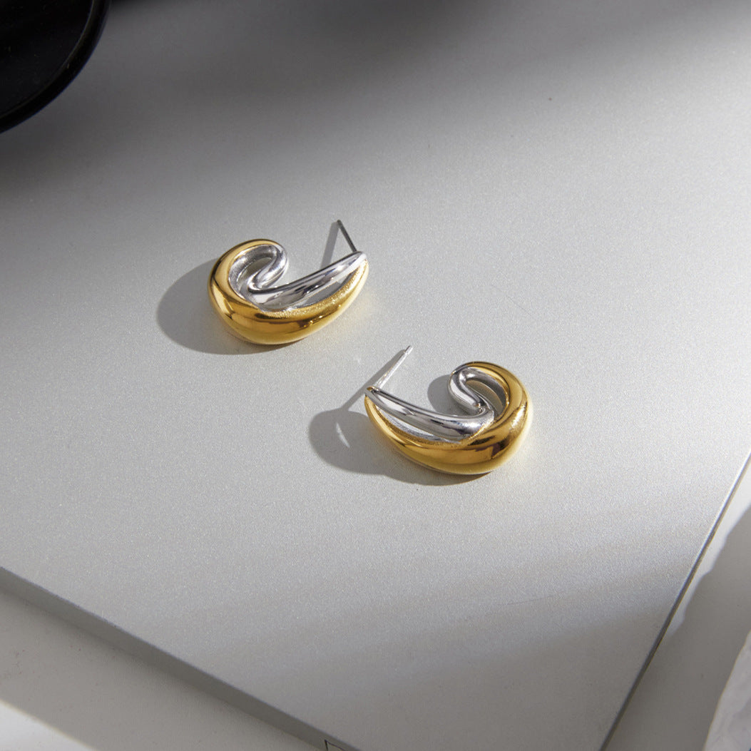 Minimalist Geometric Mixed Earrings