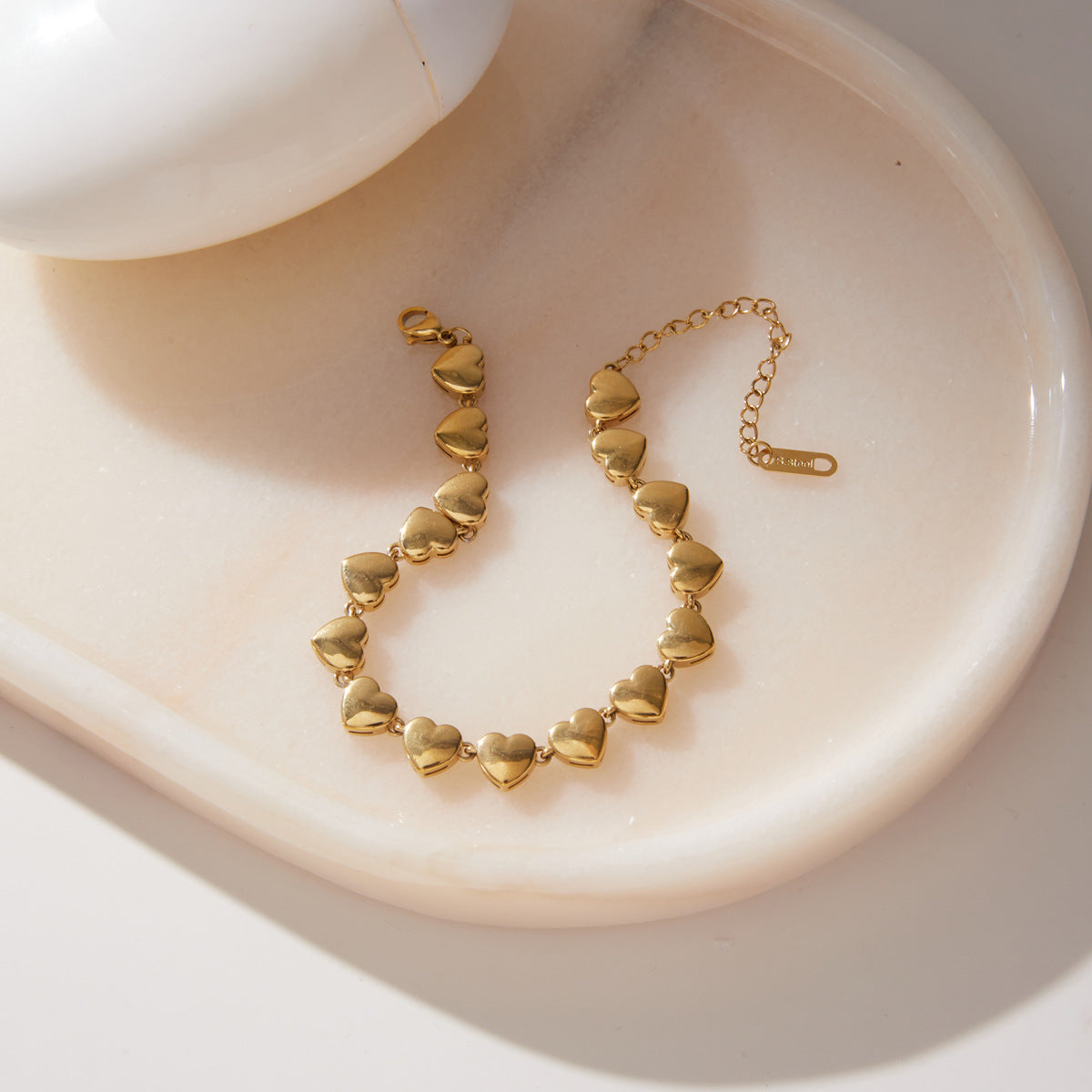 Minimalist Sparkling Heart Pendant