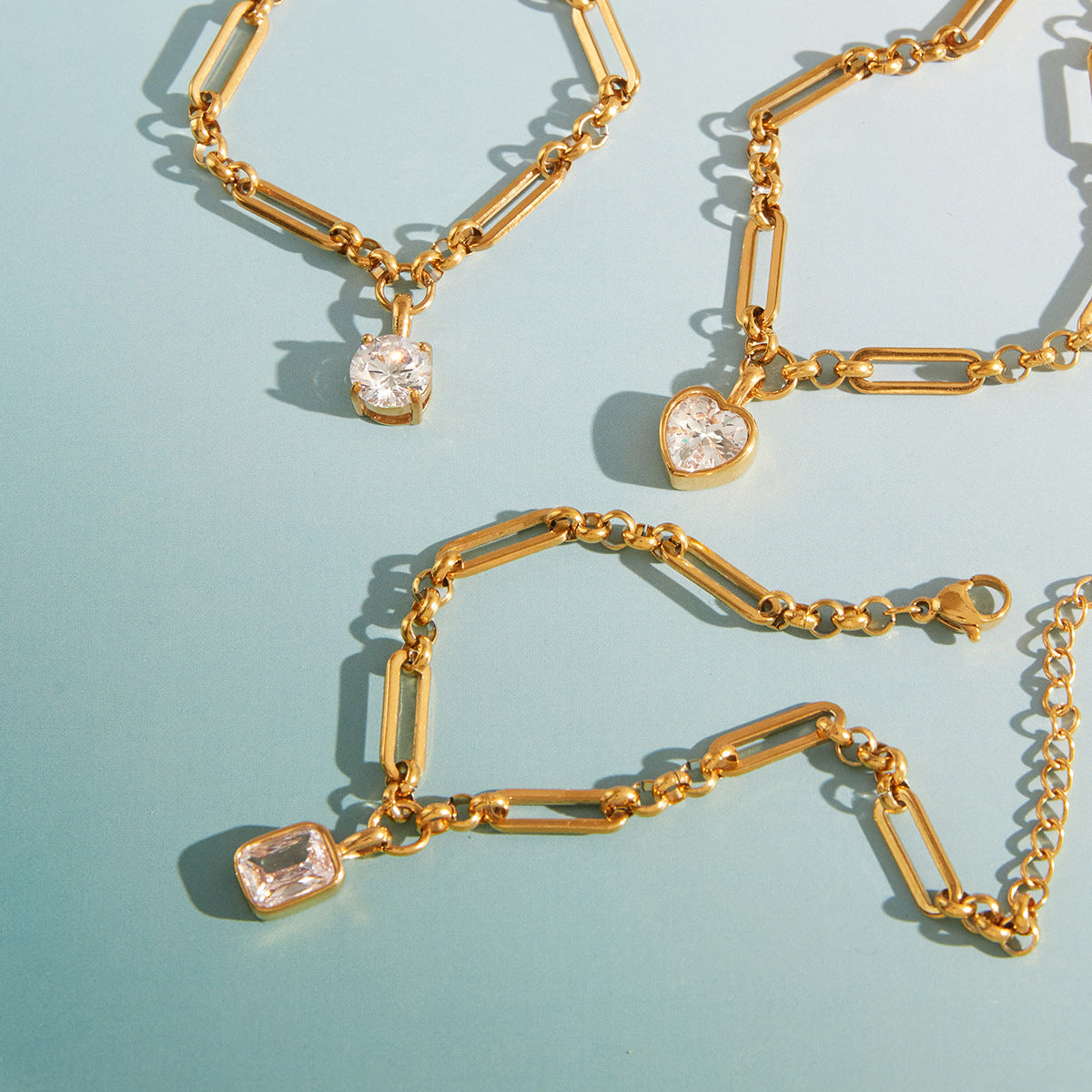 Zircon Pendant Bracelet