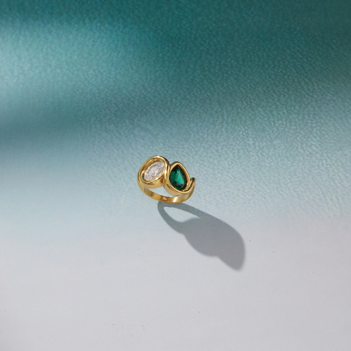 Minimalist Pear Cut Ring