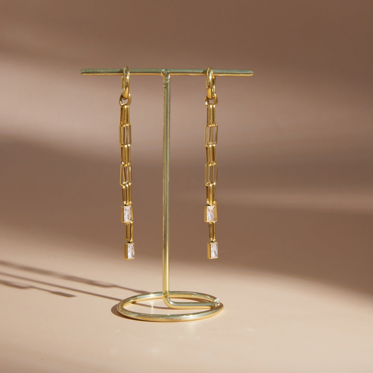 Minimalist Long Chain Earrings
