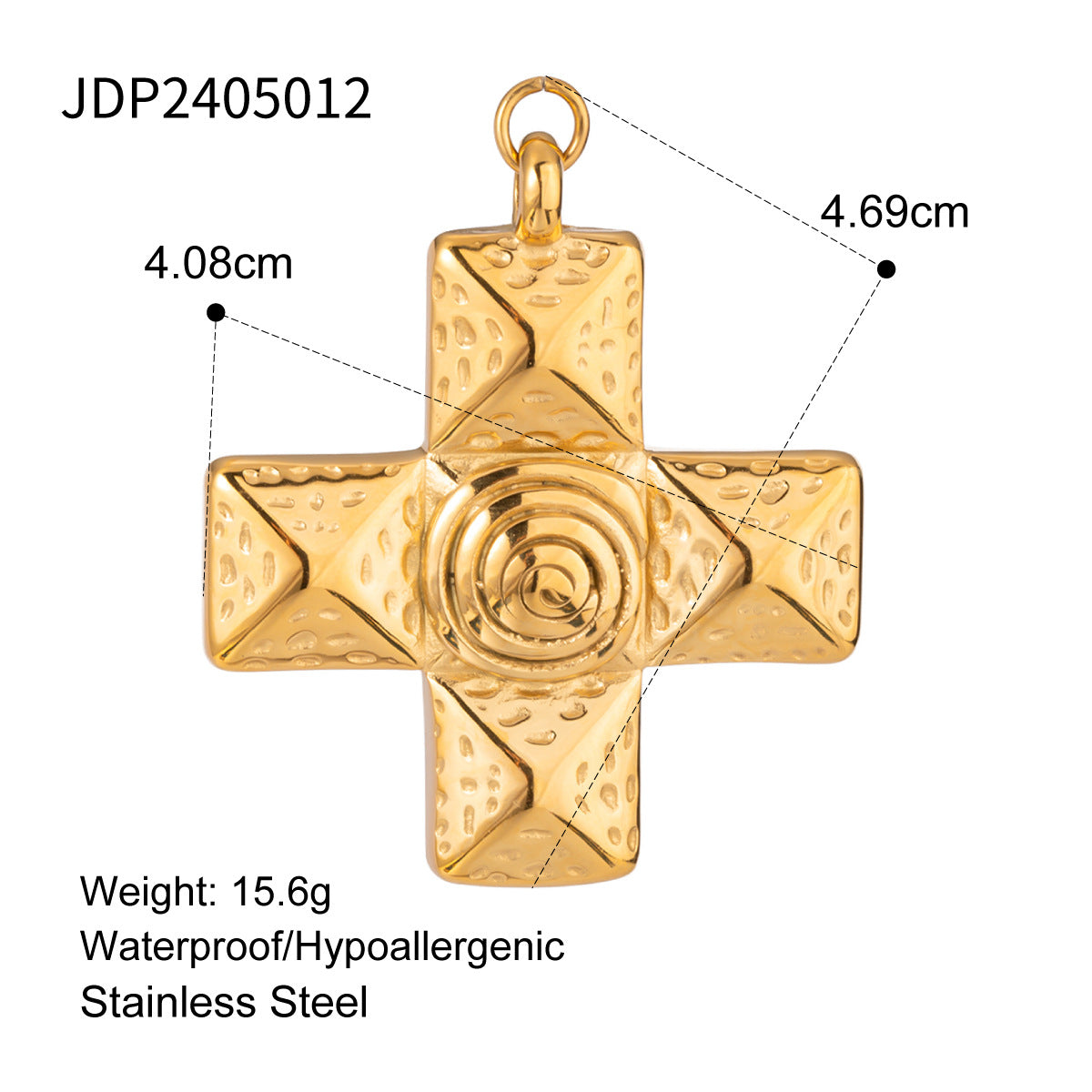 Stainless Steel Jewelry Accessories DIY Pendant