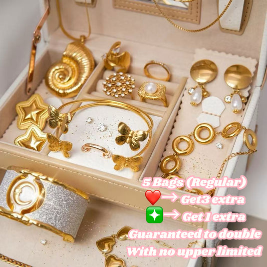 [Customized] Stainless Steel Jewelry Mystery Bundle - 5 PCS