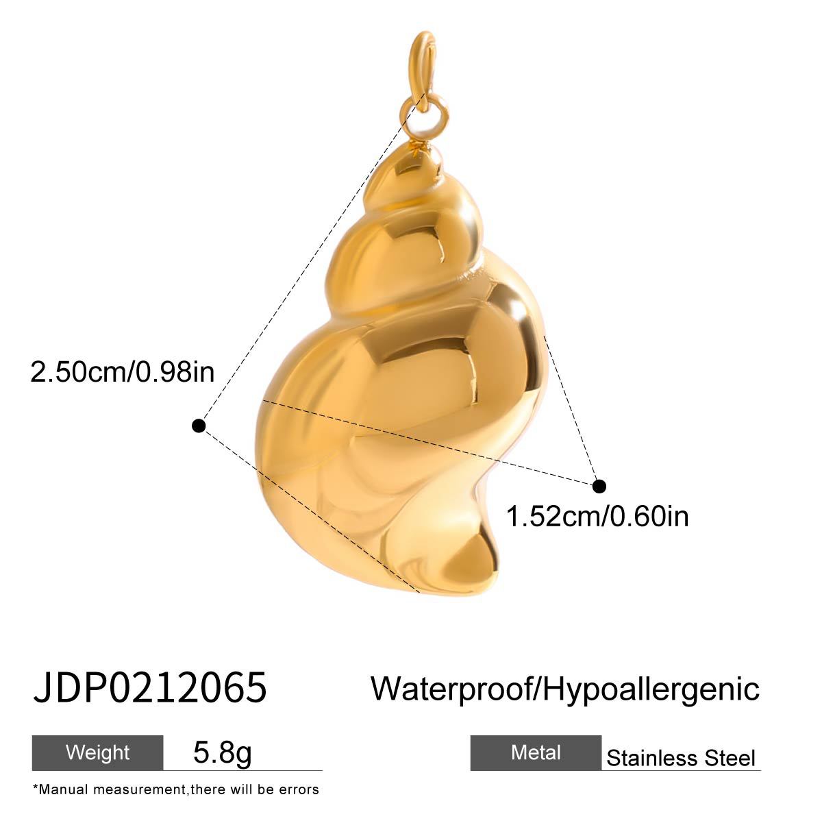 Stainless Steel  Jewelry Accessories DIY Pendant