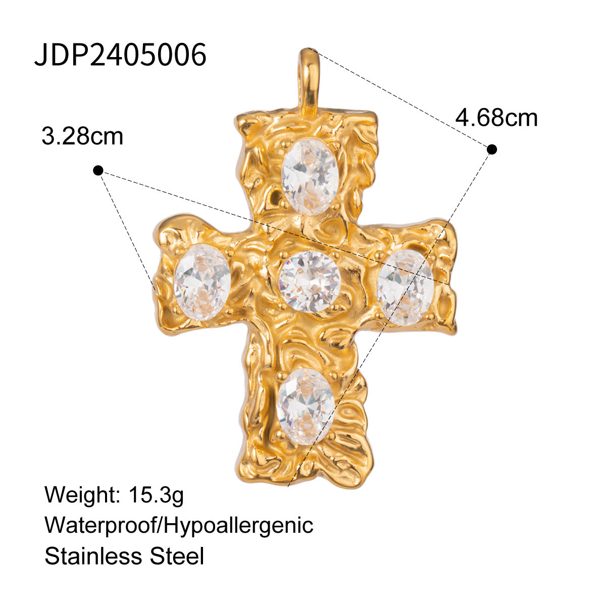 Stainless Steel Jewelry Accessories DIY Pendant