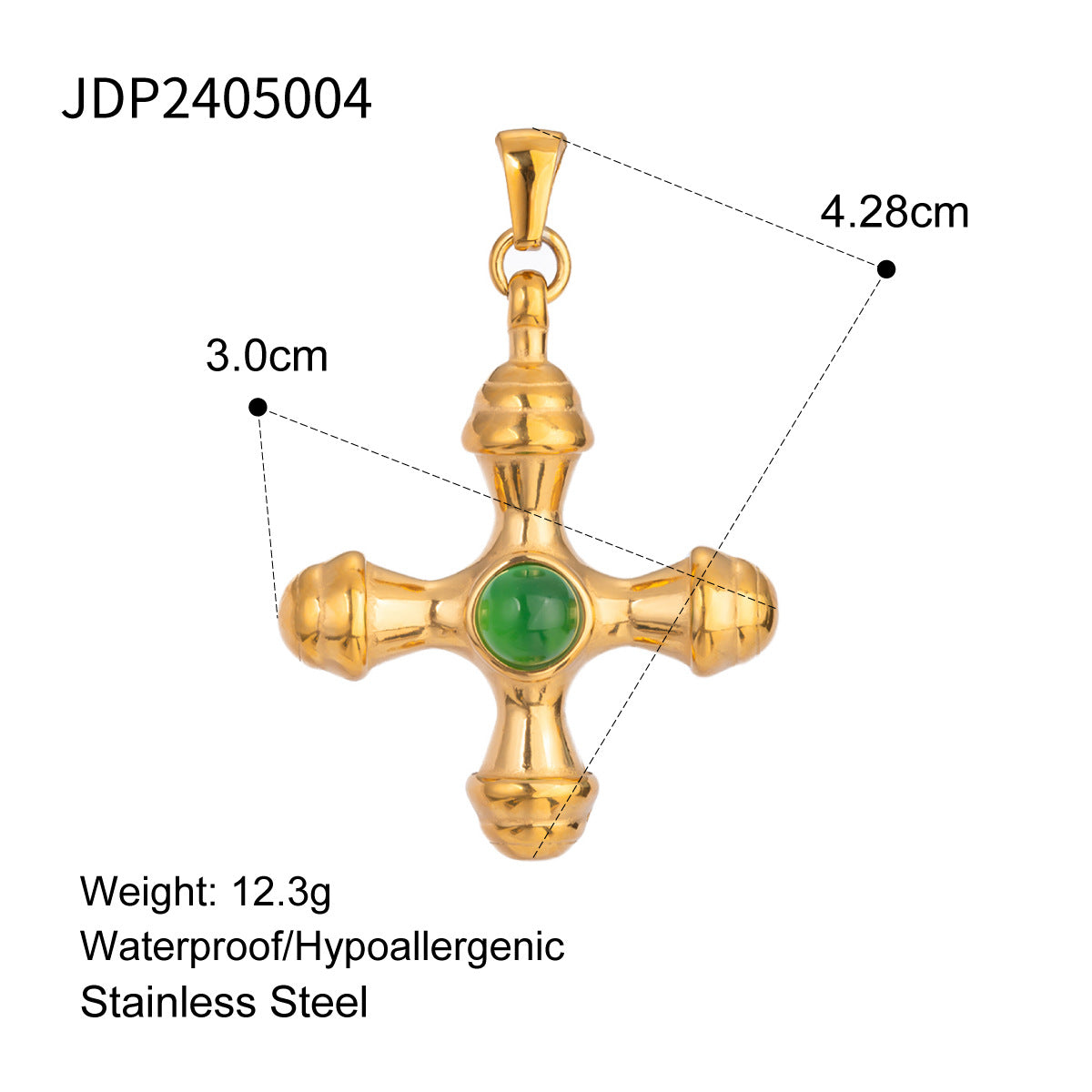 Stainless Steel Jewelry Accessories DIY Pendant