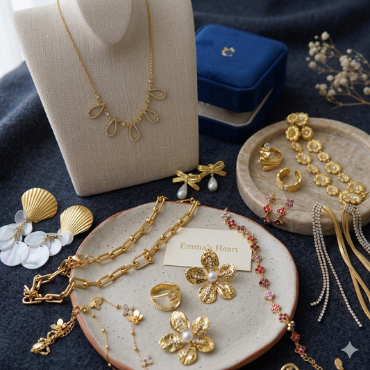 [Customized] Stainless Steel Jewelry Mystery Bundle - 5 PCS (LUXURY)