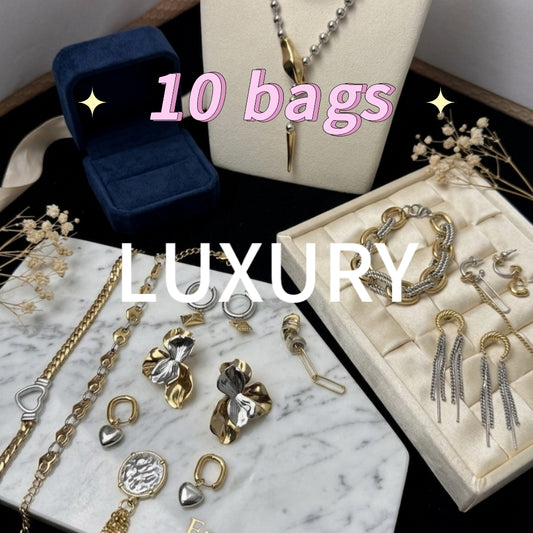 [Customized] Stainless Steel Jewelry Mystery Bundle - 10 PCS(LUXURY)