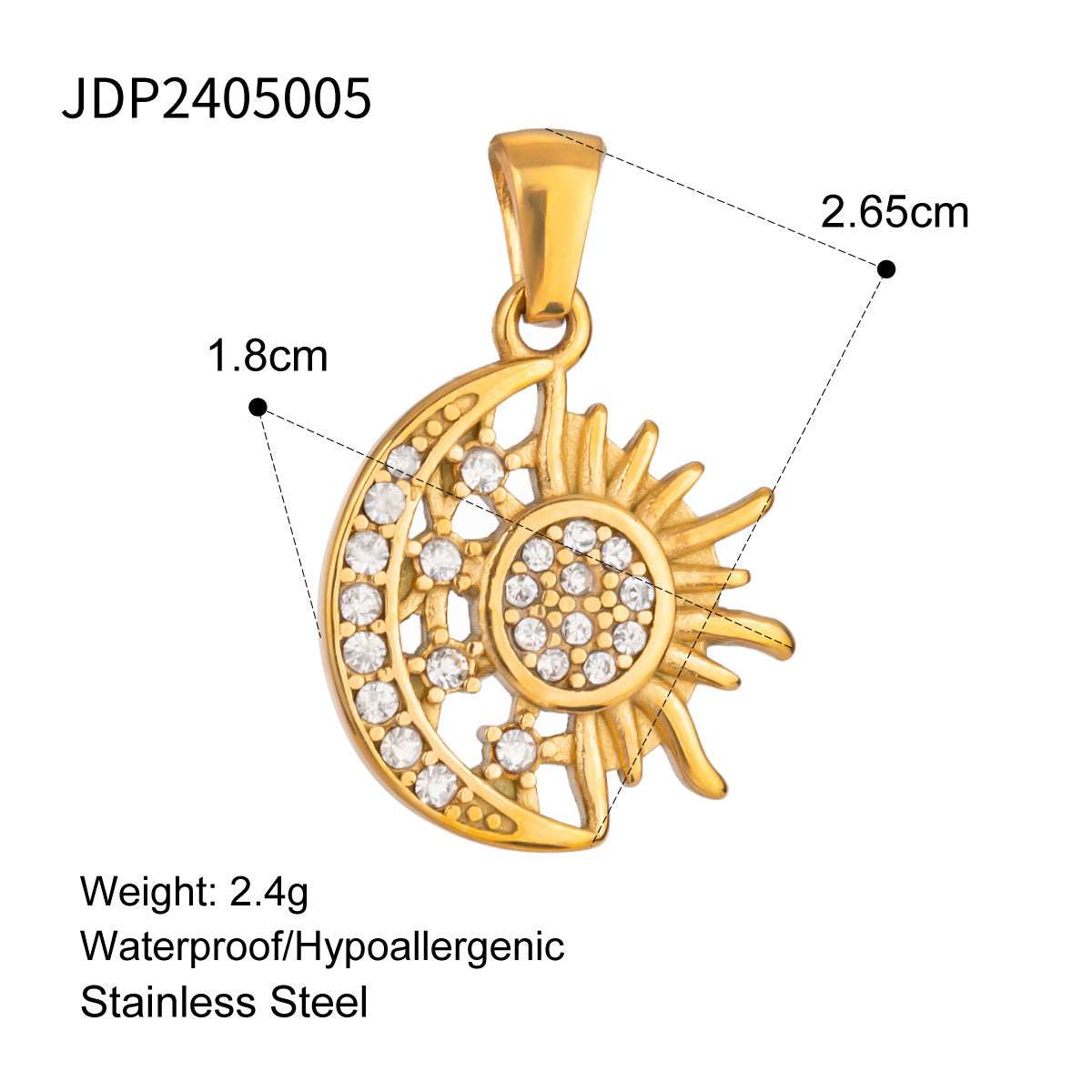 Stainless Steel Ocean Series Jewelry Accessories DIY Pendant