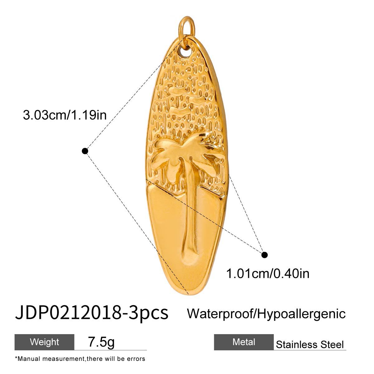 Stainless Steel  Jewelry Accessories DIY Pendant