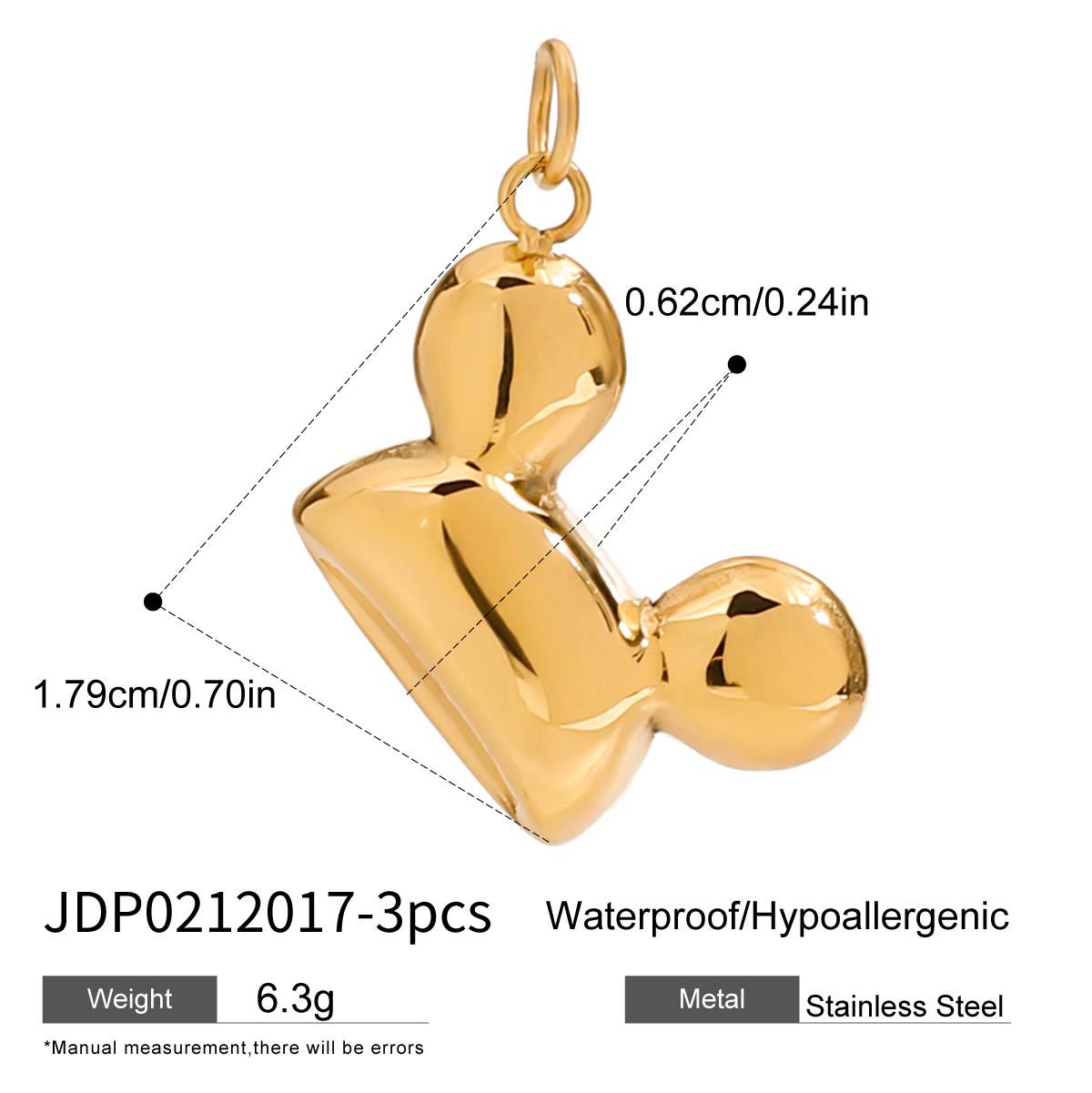 Stainless Steel  Jewelry Accessories DIY Pendant