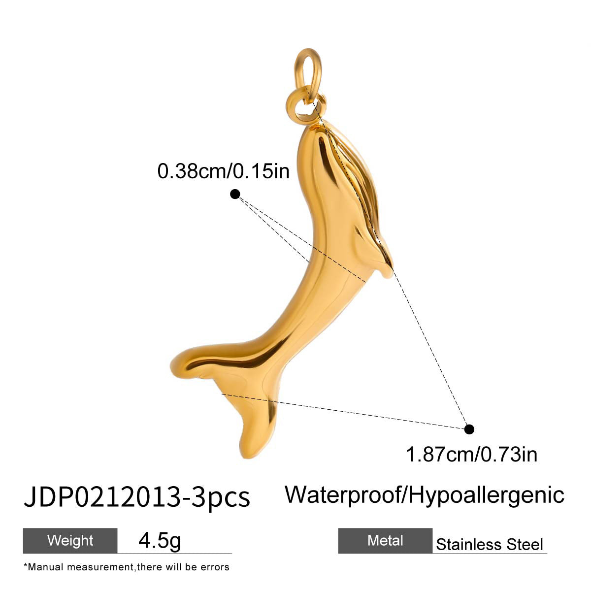 Stainless Steel  Jewelry Accessories DIY Pendant