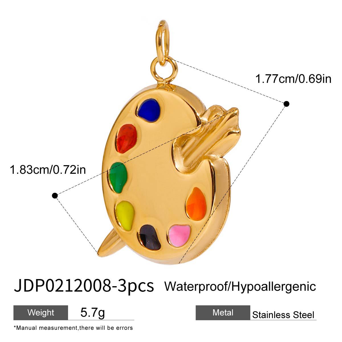 Stainless Steel  Jewelry Accessories DIY Pendant