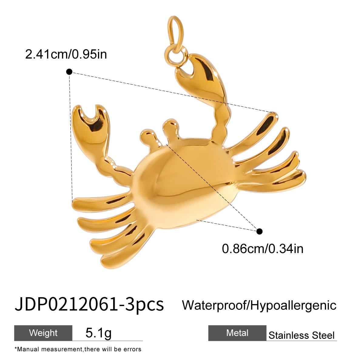 Stainless Steel  Jewelry Accessories DIY Pendant