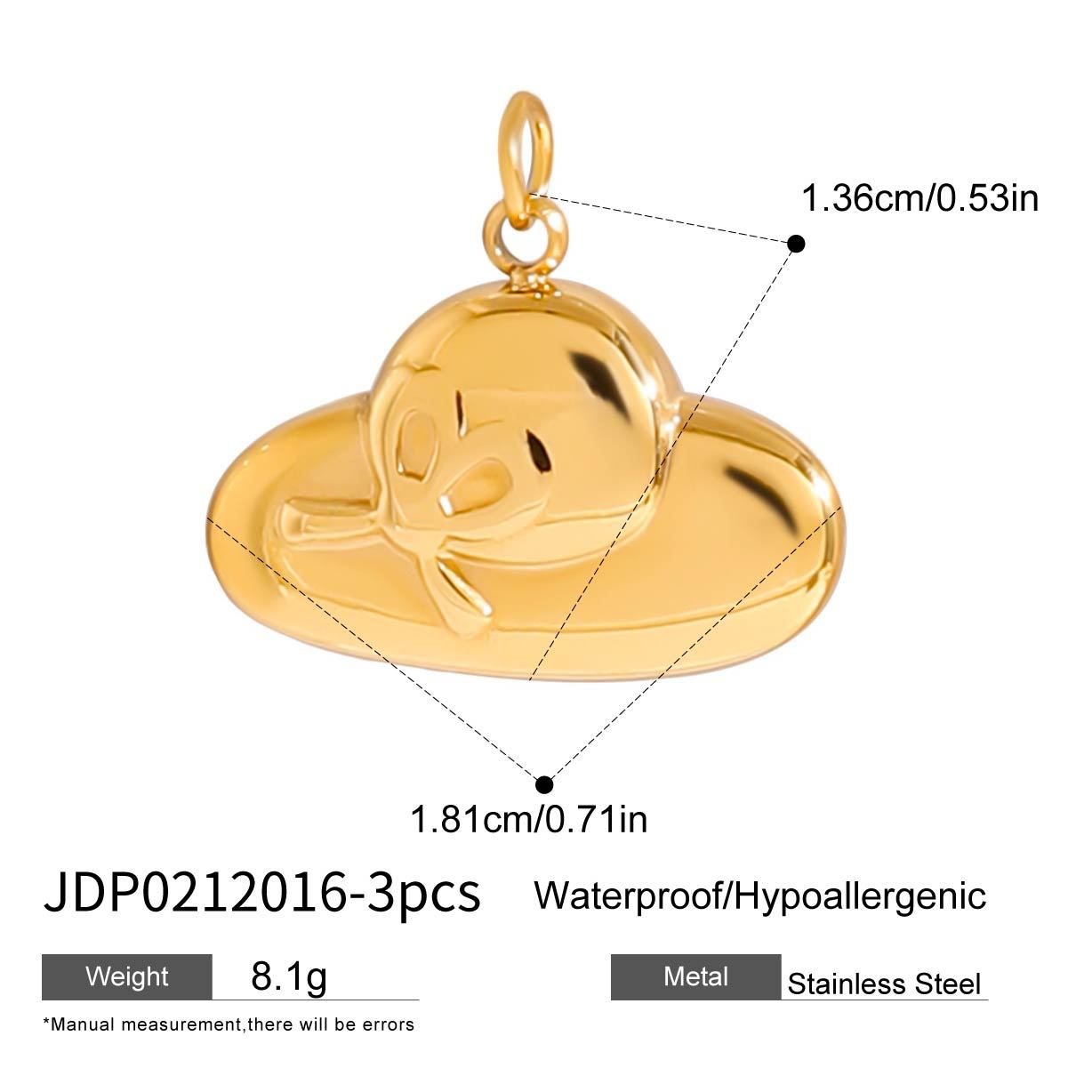 Stainless Steel  Jewelry Accessories DIY Pendant