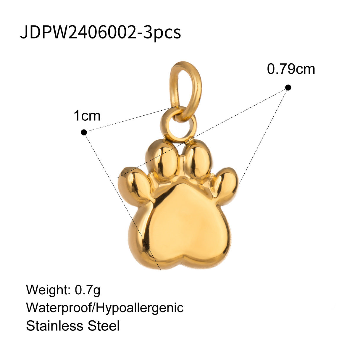 Stainless Steel  Jewelry Accessories DIY Pendant