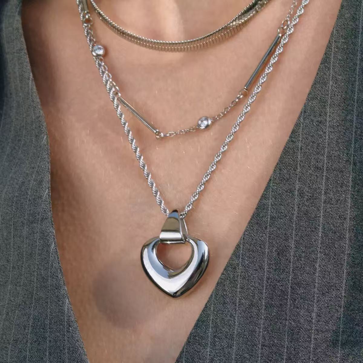 Minimalist Heart Pendant