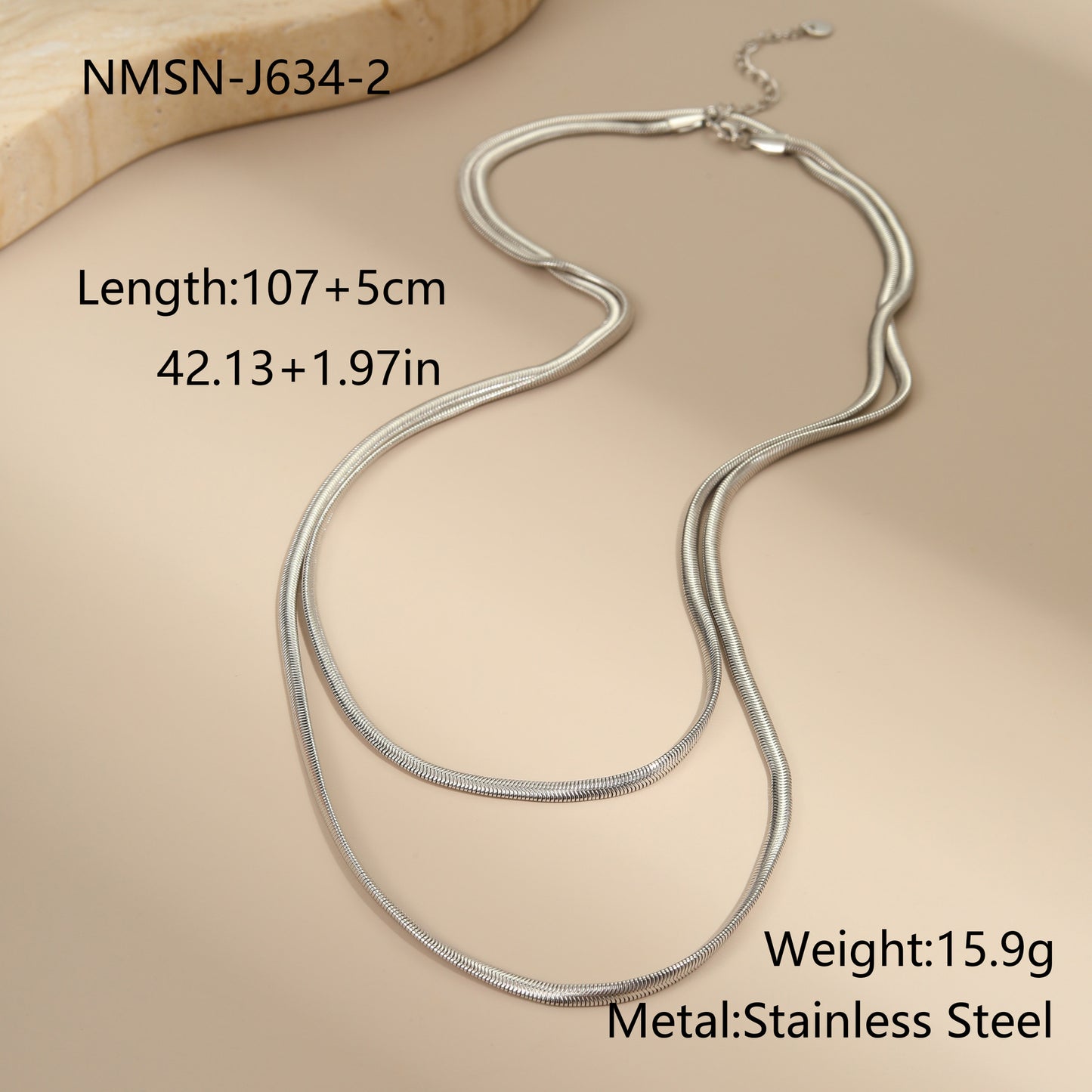 Minimalist Snake Chain Necklace