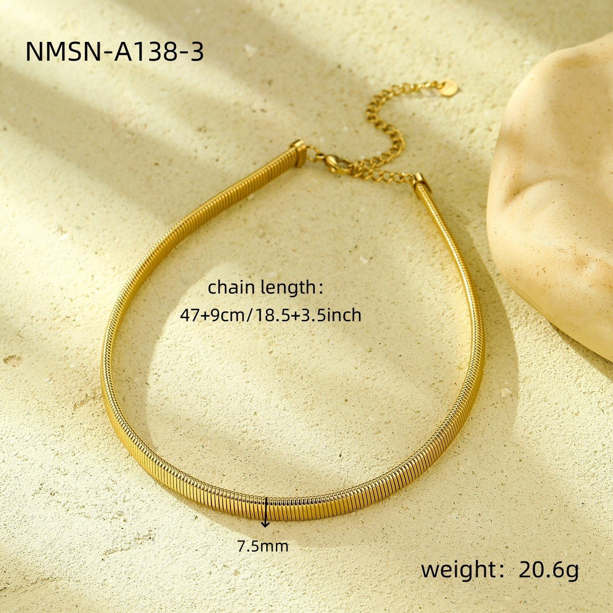 Simple Mesh Choker Necklace