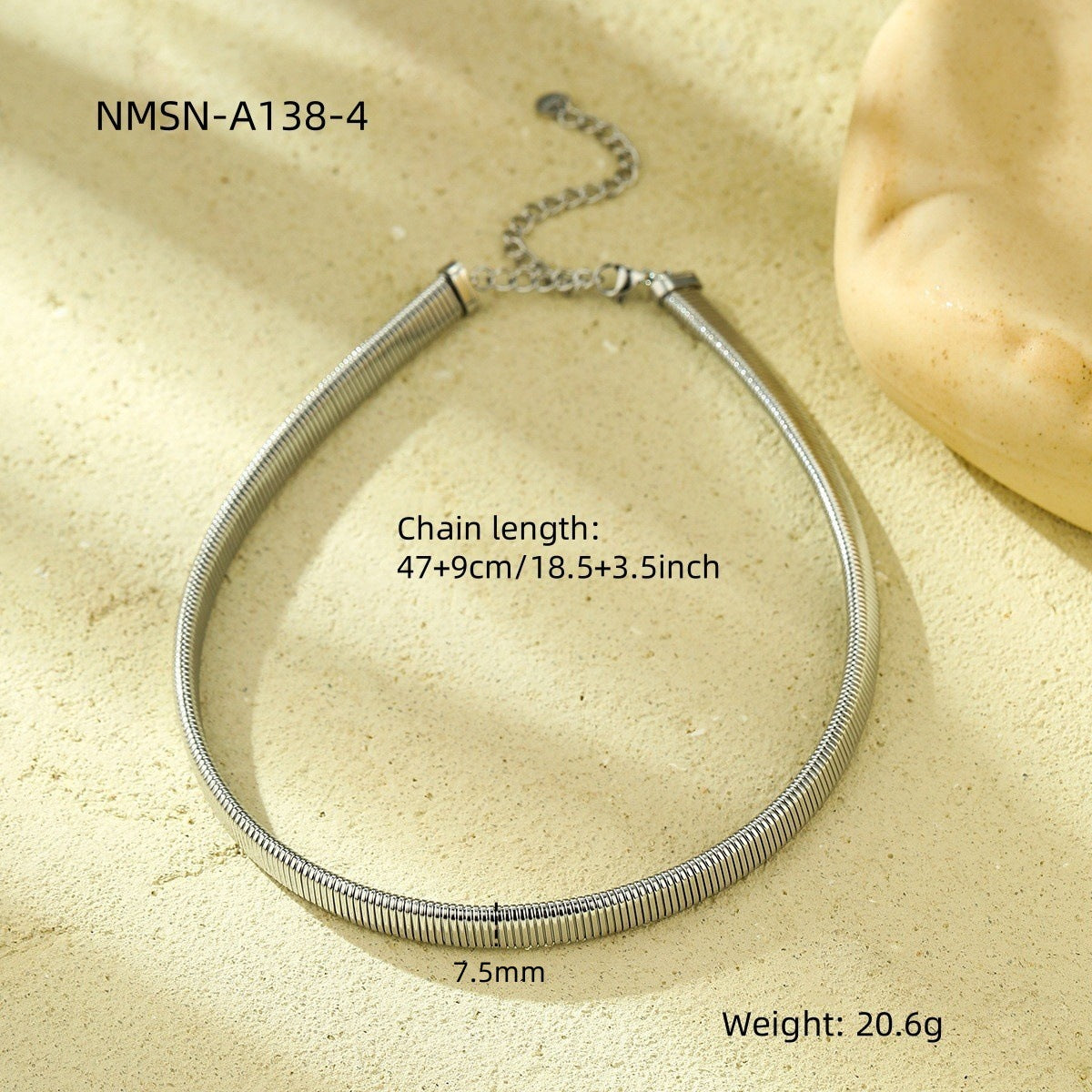 Simple Mesh Choker Necklace