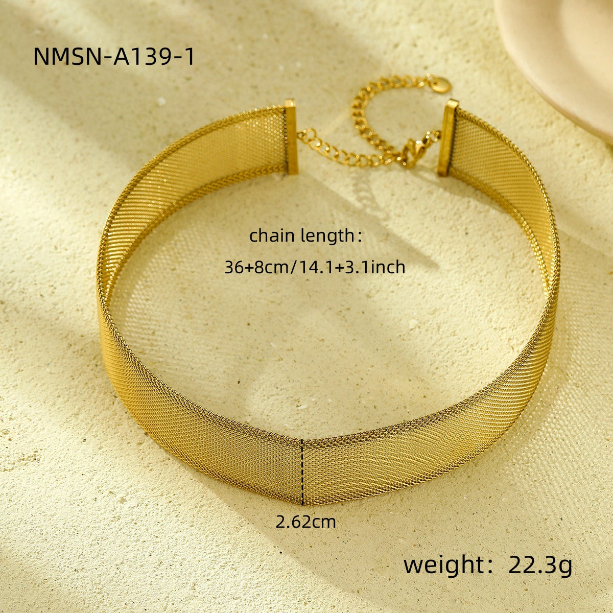 Simple Mesh Choker Necklace
