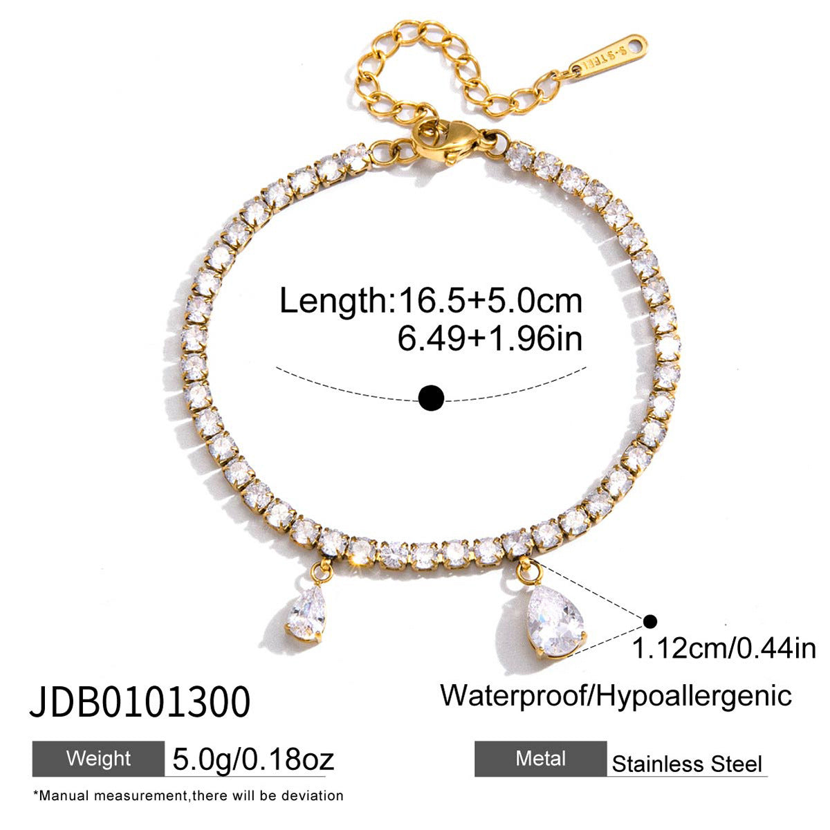 Waterproof Gradient Bracelet