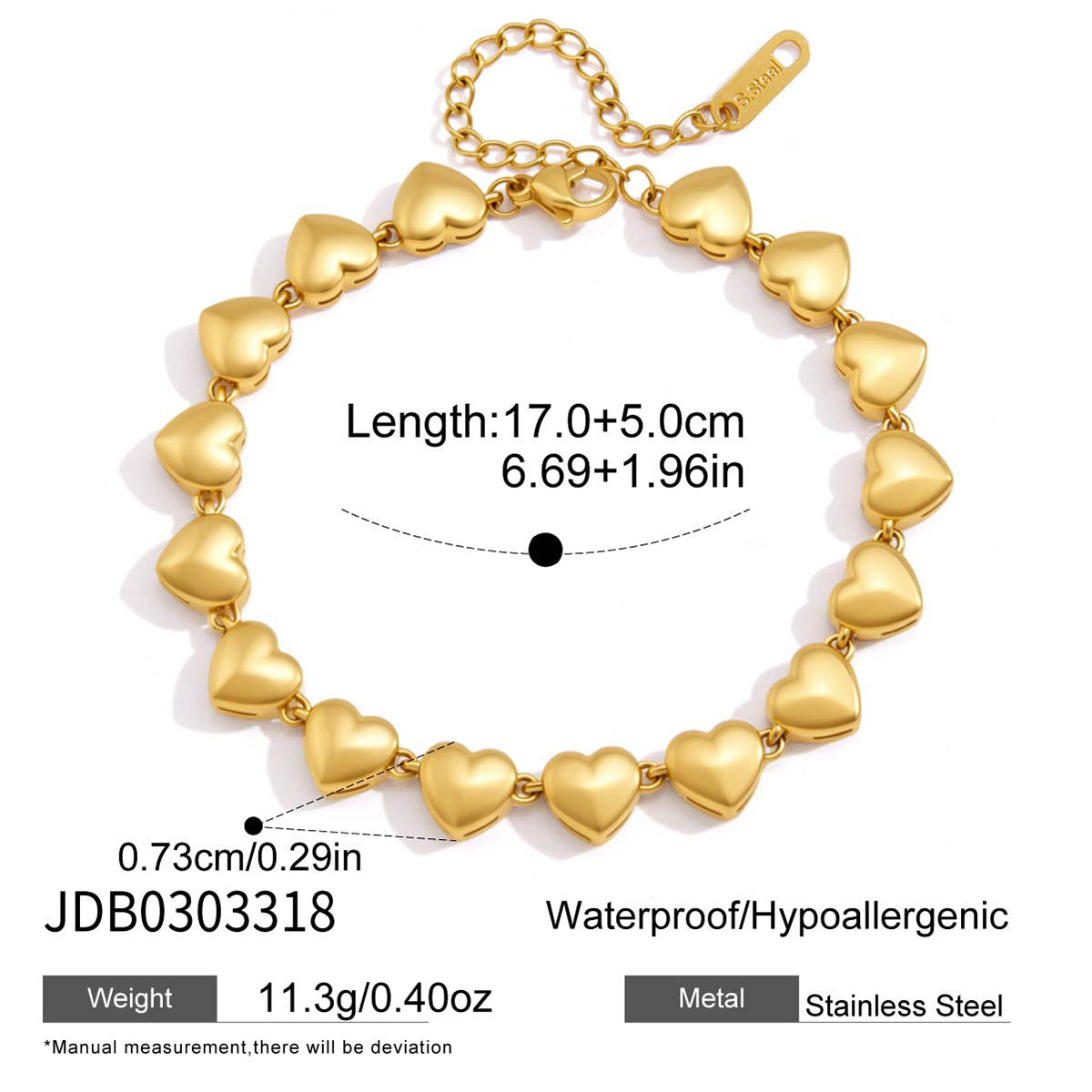 Minimalist Sparkling Heart Pendant