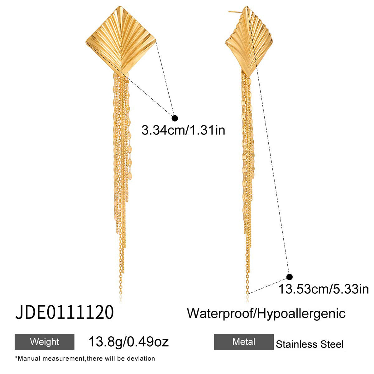 Tassel Stud Earrings