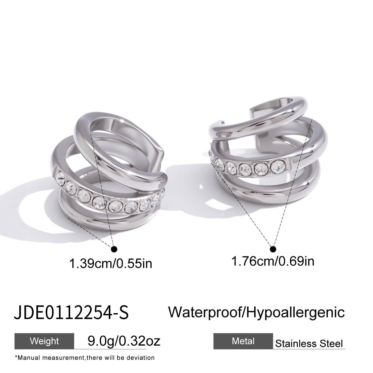 Minimalist Hollow C-Earrings