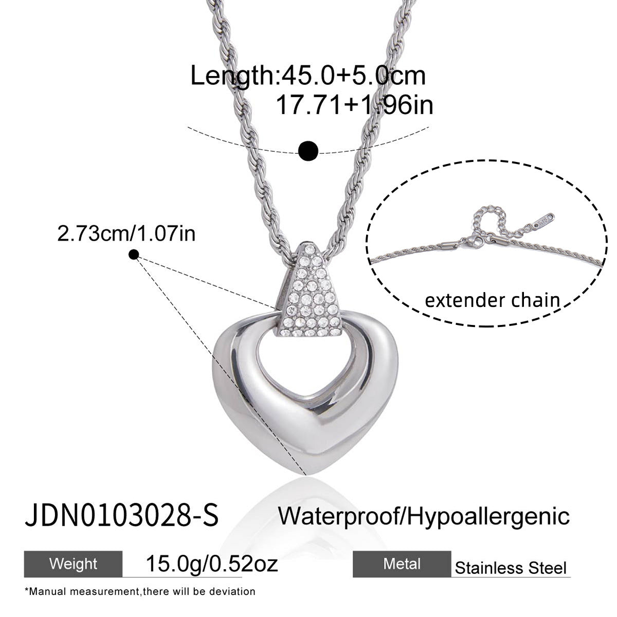 Minimalist Heart Pendant