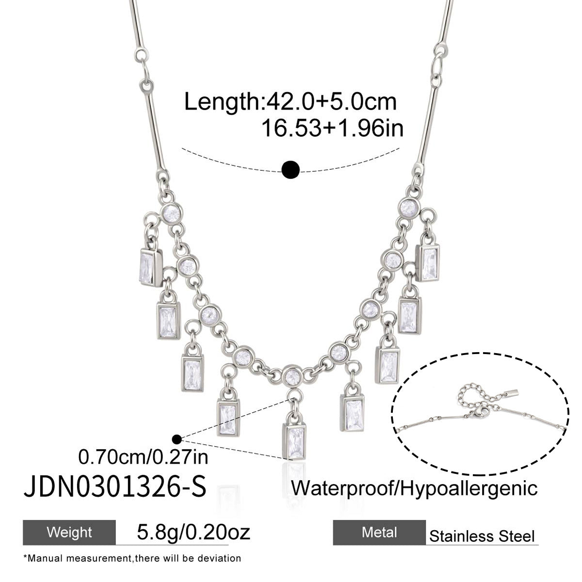 Minimalist Long Fringe Necklace