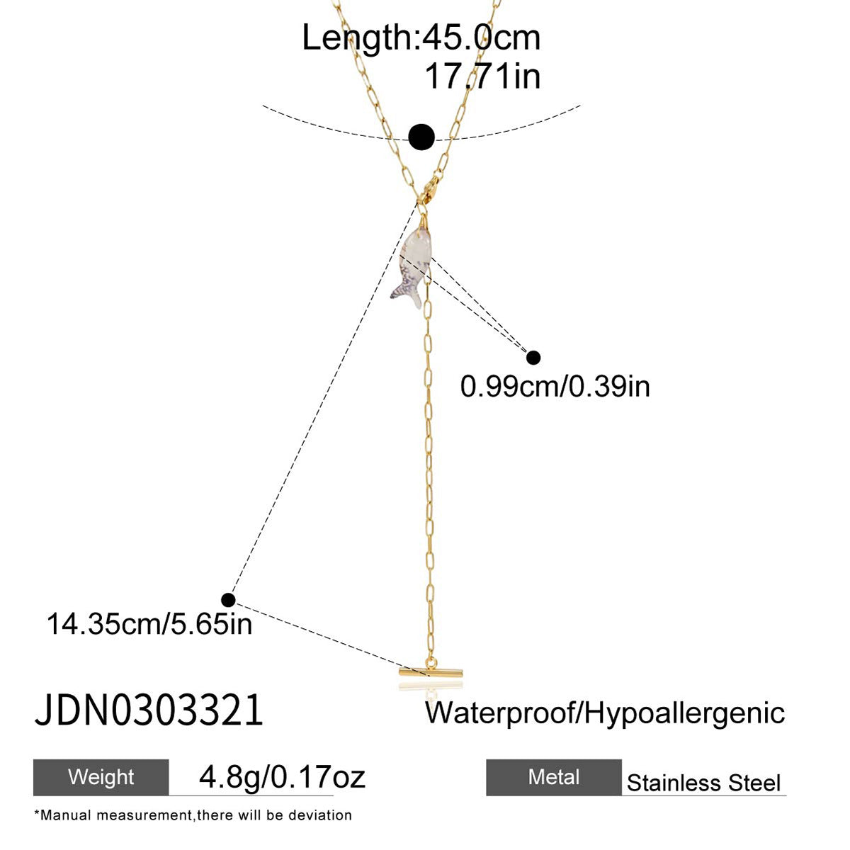 Minimalist Single Pearl Necklace
