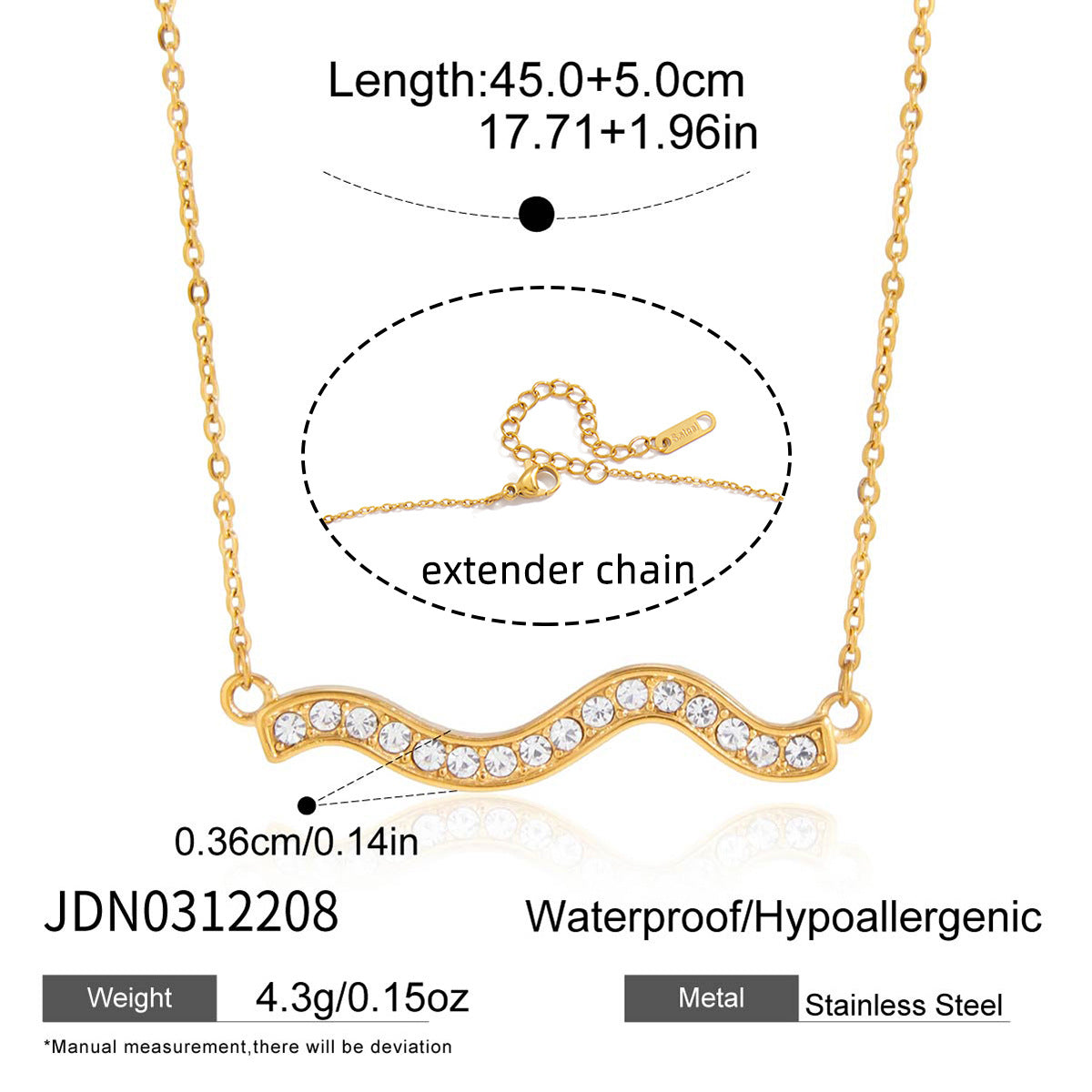 Minimalist Wavy Choker