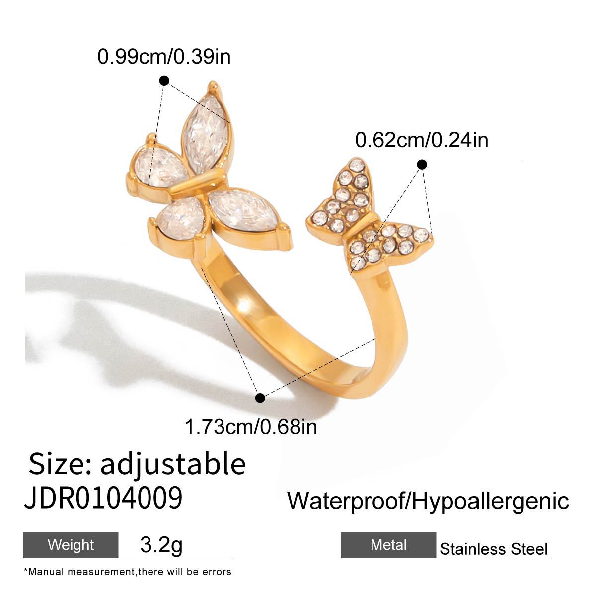 Butterfly Open Ring