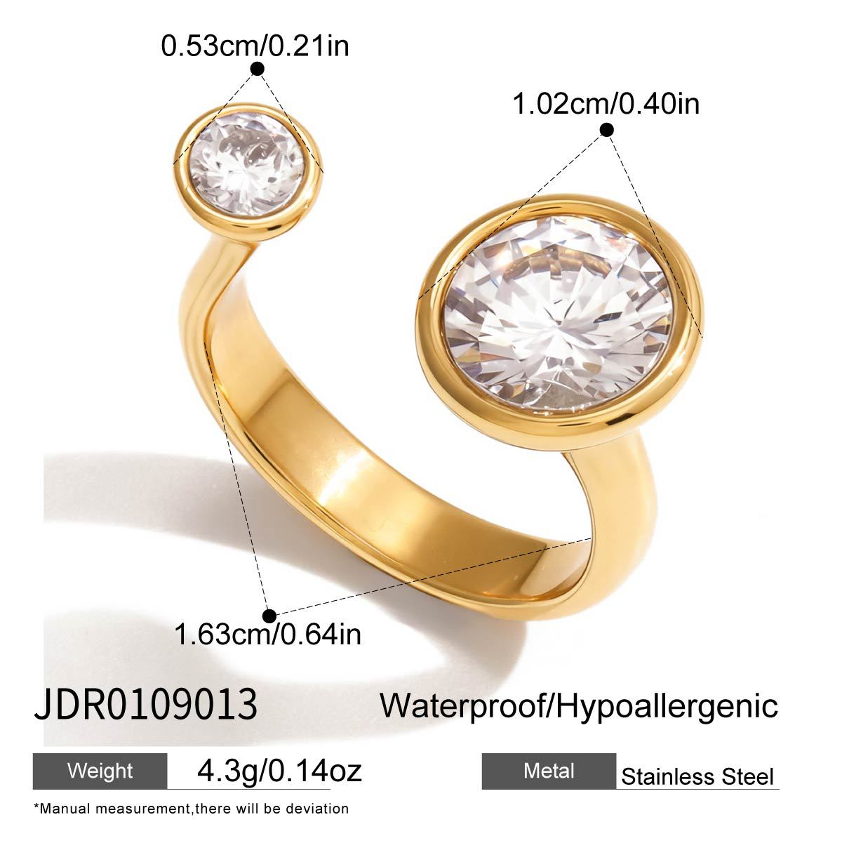 Zircon Open Ring