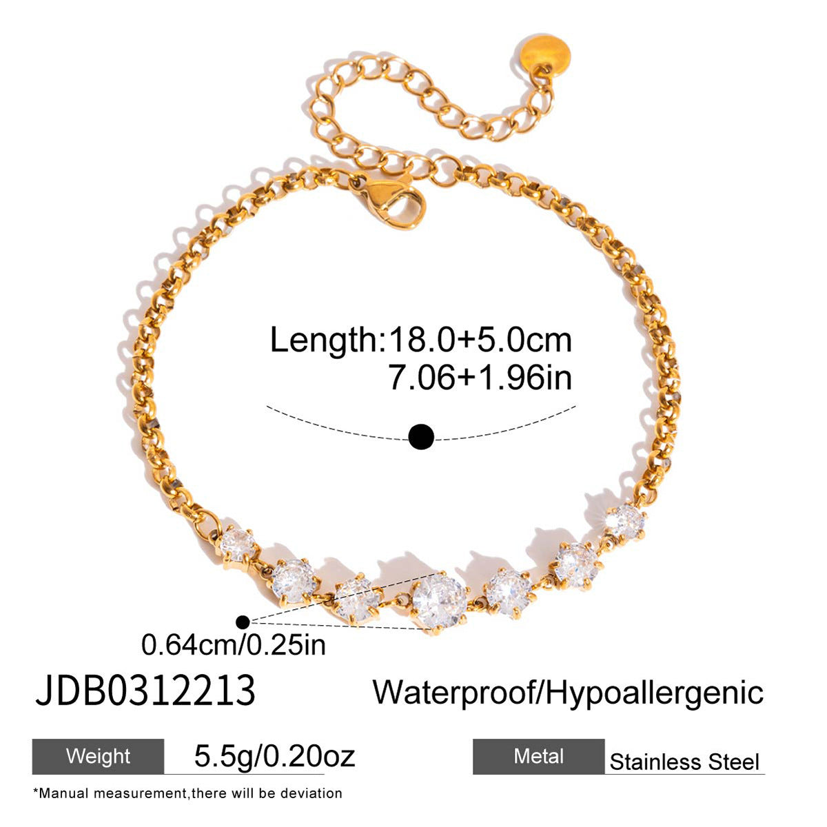 Waterproof Gradient Bracelet