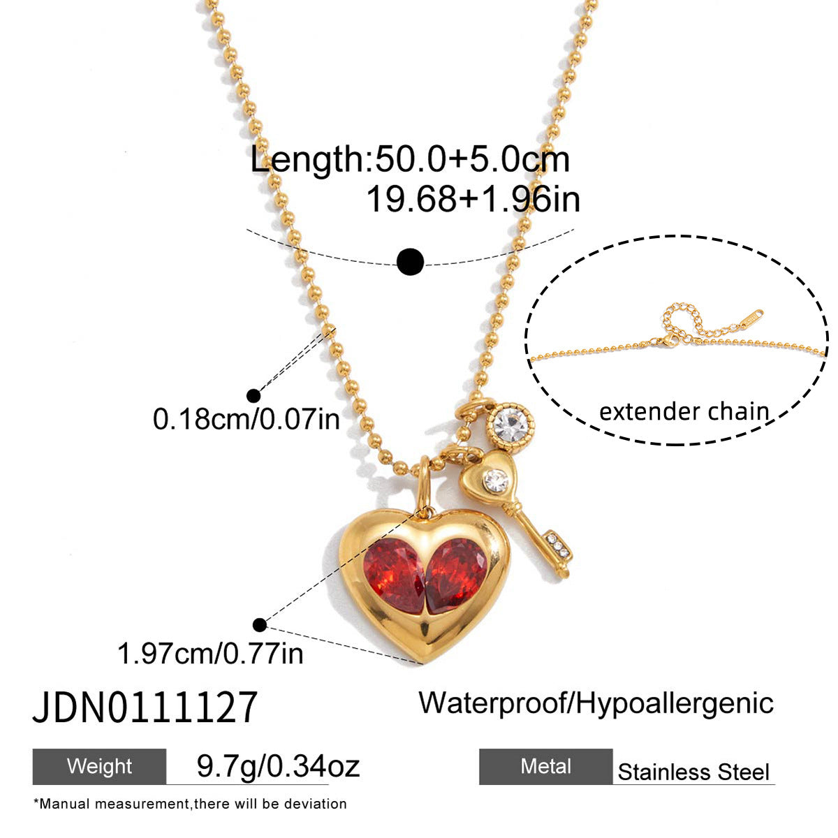 Minimalist Heart Pendant