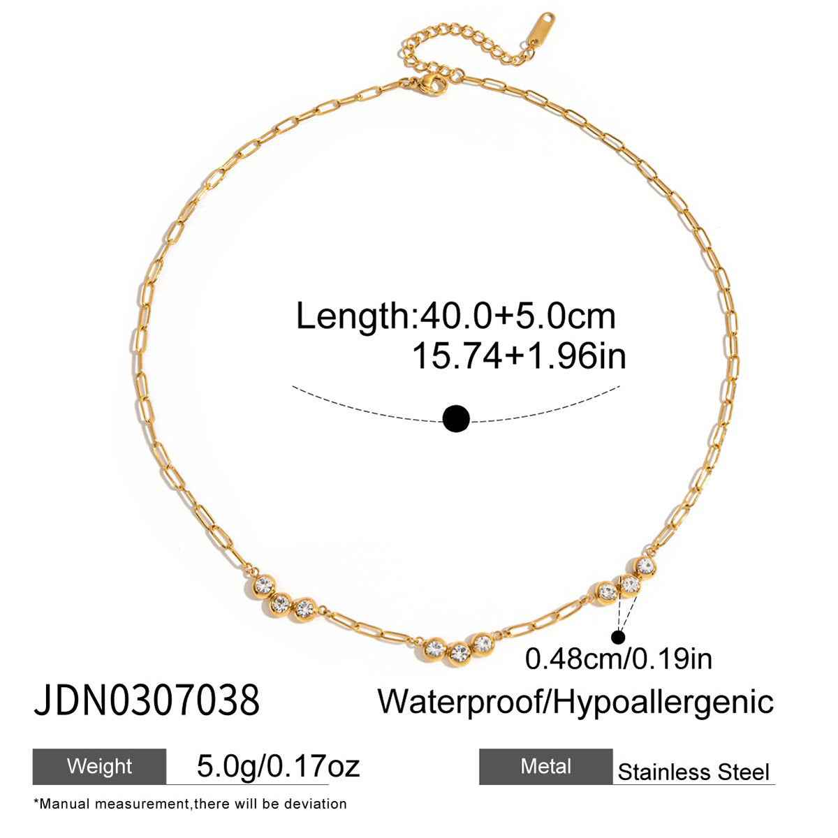 Waterproof Clover Necklace