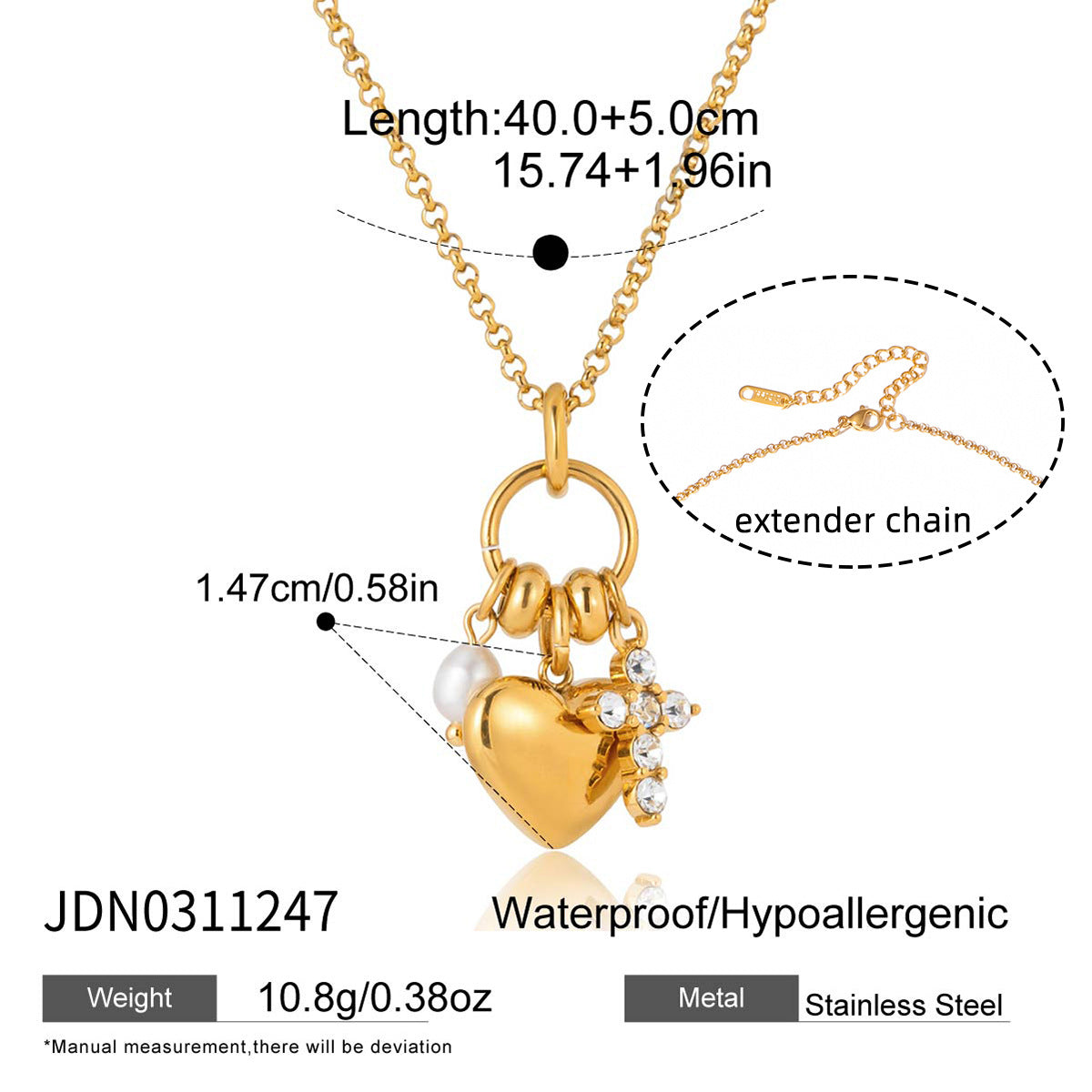 Minimalist Heart Pendant