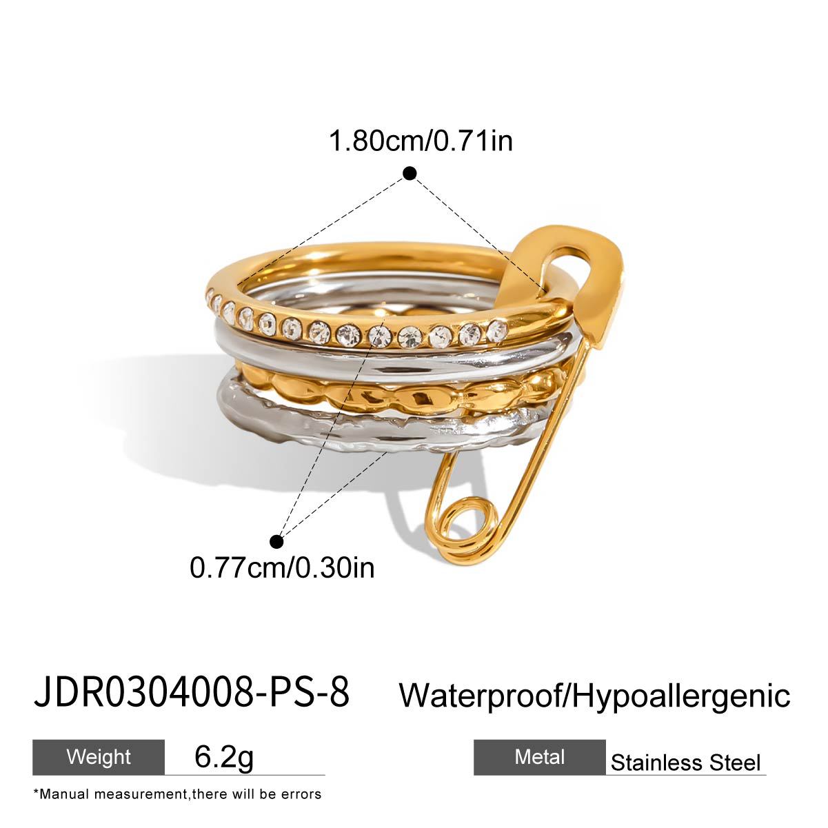 Minimalist Layered Ring