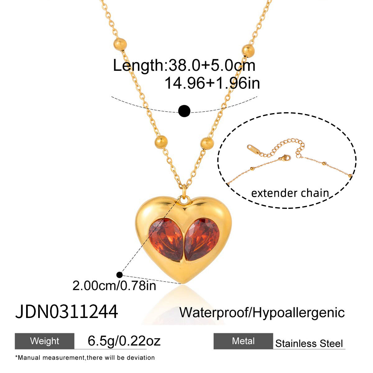 Minimalist Heart Pendant