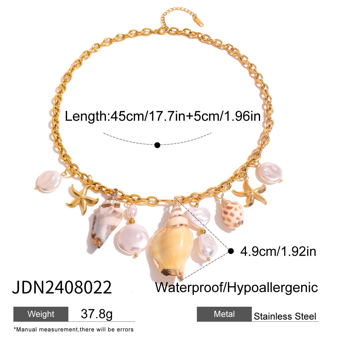 Minimalist Ocean Pearl Choker